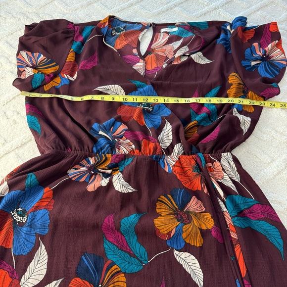 Maurice’s Missy modest wrap dresses multicolor maxi dress size XXL - Picture 13 of 16